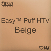 Easy™ Puff HTV: 12" x 24" - Beige