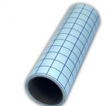 Blue Grid 12" x 5 Yard Roll Transfer Tape with Clear Medium Tack with Release Liner