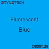 StyleTech Fluorescent - Blue - 12" x 12" Sheet 