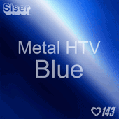 12" x 20" Sheet Siser Metal HTV - Blue