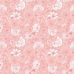Printed Pattern Vinyl - Blushing Blooms - 12" x 24"