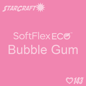 12" X 12" - StarCraft SoftFlex Eco HTV - Bubble Gum