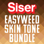 7 pack Siser Easyweed HTV 12" x 12" - Skin Tone Bundle