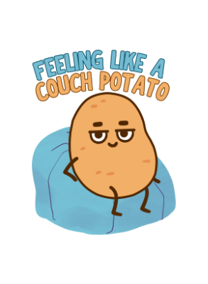 Feeling Like a Couch Potato - Cartoon - 143
