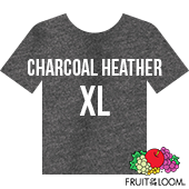 Fruit of the Loom Iconic™ T-shirt - Charcoal Heather - XL