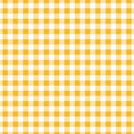 Printed Pattern Vinyl - Matte - Check Please - Yellow 12" x 12" Sheet