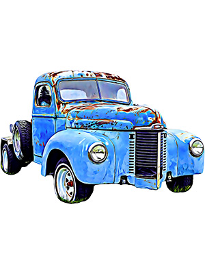 Classic Blue Pickup