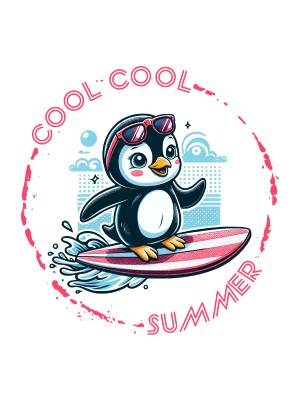 Cool Cool Summer Penguin - 143