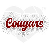 Faux Rhinestone - Cougars