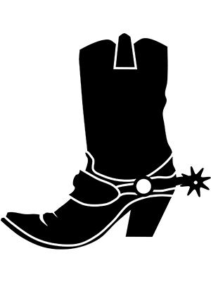 Cowboy Boot - Things - Shapes - Library