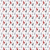 Printed Pattern Vinyl - Glossy - Cozy Reindeer - 12" x 24" sheet