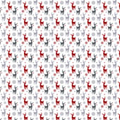 Printed Pattern Vinyl - Glossy - Cozy Reindeer - 12" x 24" sheet