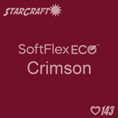12" X 12" - StarCraft SoftFlex Eco HTV - Crimson