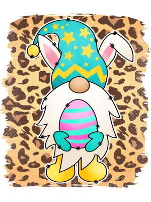 Easter Gnome Leopard Print - 143