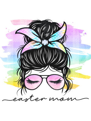 Easter Messy Bun Mom - 143