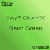 Siser Easy Glow HTV: 12" x 12" - Neon Green