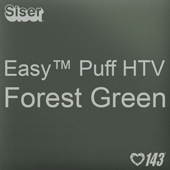 Easy™ Puff HTV: 12" x 24" - Forest Green