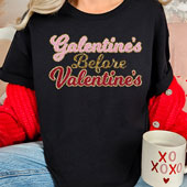 Press Ready Transfer - Galentines Before Valentines Gold