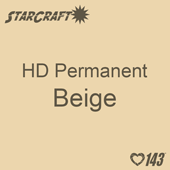 12" x 5' Roll - StarCraft HD Glossy Permanent Vinyl - Beige