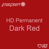 12" x 5' Roll - StarCraft HD Glossy Permanent Vinyl - Dark Red