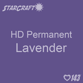 12" x 5' Roll - StarCraft HD Glossy Permanent Vinyl - Lavender