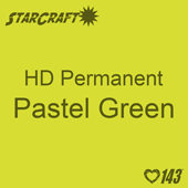 12" x 5' Roll - StarCraft HD Glossy Permanent Vinyl - Pastel Green