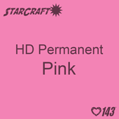 12" x 5' Roll - StarCraft HD Glossy Permanent Vinyl - Pink