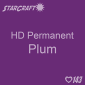 12" x 5' Roll - StarCraft HD Glossy Permanent Vinyl - Plum