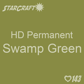 12" x 5' Roll - StarCraft HD Glossy Permanent Vinyl - Swamp Green 