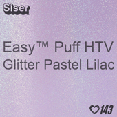 Easy™ Puff HTV: 12" x 24" - Glitter Pastel Lilac