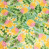 DIY ALEX Glitter Printed Pattern Vinyl - Pineapple Paradise - 12" x 12"