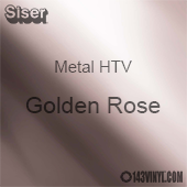 12" x 20" Sheet Siser Metal HTV - Golden Rose