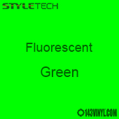 StyleTech Fluorescent - Green - 12" x 24" Sheet  