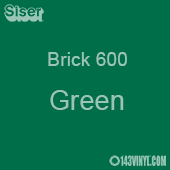 12" x 20" Sheet Siser Brick 600 HTV - Green