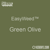 EasyWeed HTV: 12" x 24" - Green Olive