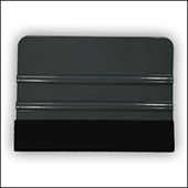 4" Squeegee with Felt  - Grey