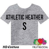 Fruit of the Loom HD Cotton T-shirt - Athletic Heather - Small