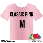 Fruit of the Loom HD Cotton T-shirt - Classic Pink - Medium