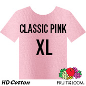 Fruit of the Loom HD Cotton T-shirt - Classic Pink - XL