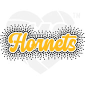 Faux Rhinestone - Hornets