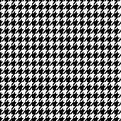 Printed Pattern Vinyl - Glossy - Black and White Houndstooth 12" x 24" Sheet