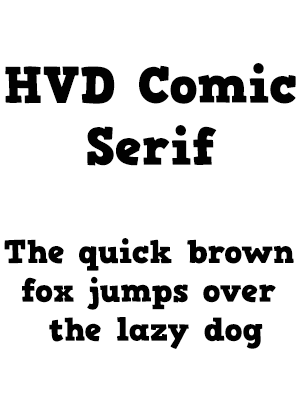 HVD Comic Serif