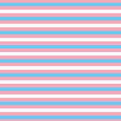 Printed Pattern Vinyl - Glossy Transgender / Cotton Candy Stripe 12" x 12" Sheet