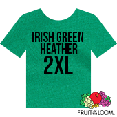 Fruit of the Loom Iconic™ T-shirt - Irish Green Heather - 2XL