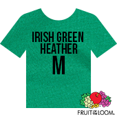 Fruit of the Loom Iconic™ T-shirt - Irish Green Heather - Medium