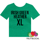 Fruit of the Loom Iconic™ T-shirt - Irish Green Heather - XL