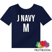 Fruit of the Loom Iconic™ T-shirt - J Navy - Medium