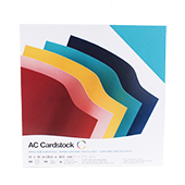 American Craft Cardstock Smooth Variety Pack 60 12" x 12" Sheets - Jewel Tone