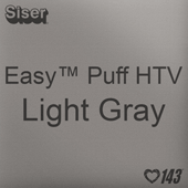Easy™ Puff HTV: 12" x 24" - Light Gray