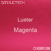 StyleTech Magenta Luster Matte Metallic Adhesive Vinyl 12" x 24" Sheet